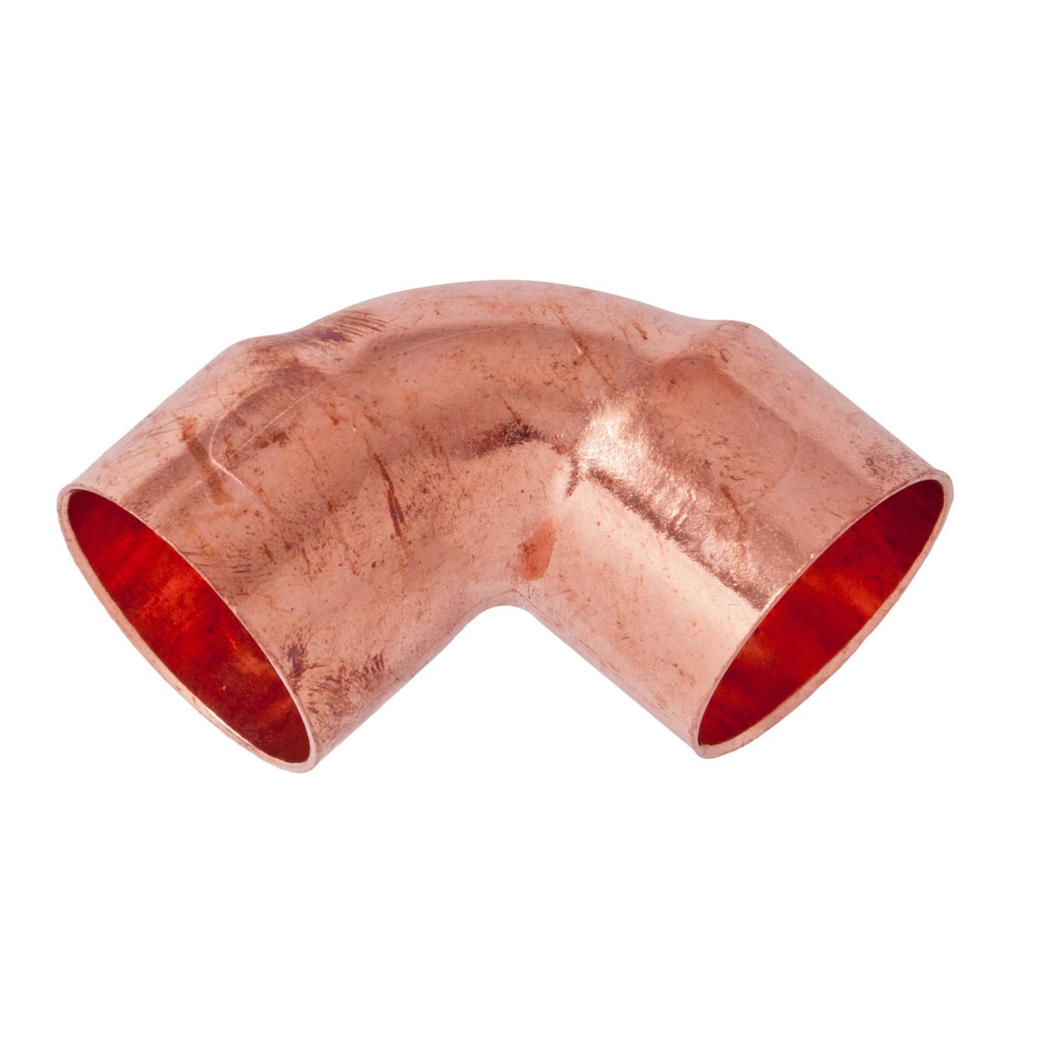 Kolanko 2 - kielichowe do lutowania miedziane 90 st. LW/LW śr.18 mm Kolanko 2 - kielichowe do lutowania miedziane 90 st. LW/LW śr.18 mm