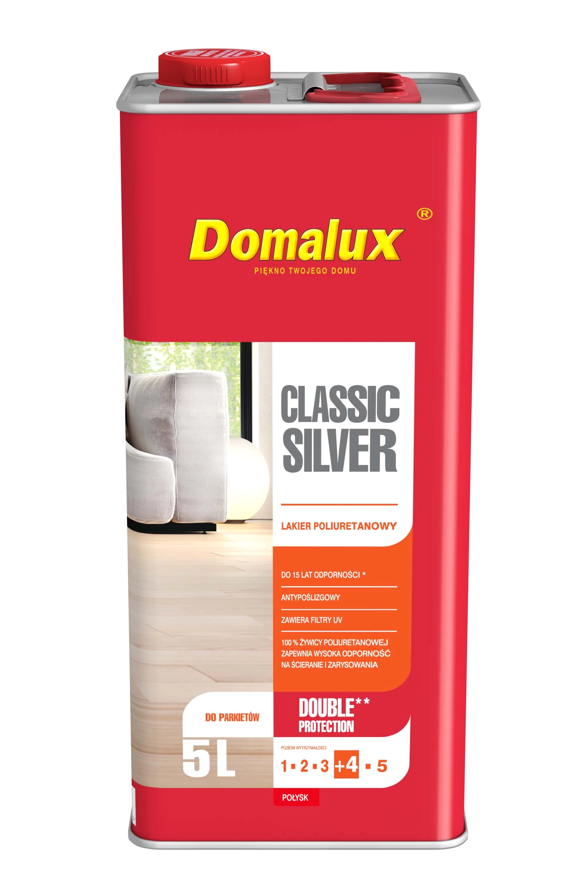 Domalux Lakier do parkietu Classic Silver połysk 5 l kupuj w OBI