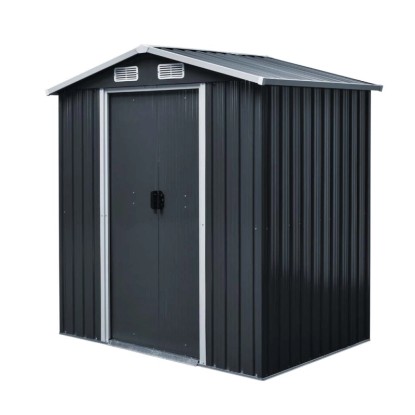 Domek ogrodowy metalowy - 3,4 m², 174 x 194 cm, wys. 202 cm Domek ogrodowy metalowy - 3,4 m², 174 x 194 cm, wys. 202 cm