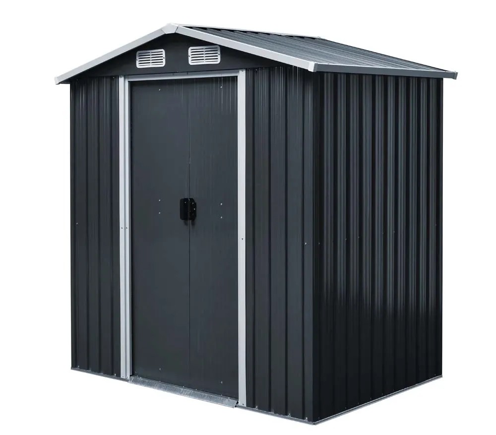 Domek ogrodowy metalowy - 3,4 m², 174 x 194 cm, wys. 202 cm Domek ogrodowy metalowy - 3,4 m², 174 x 194 cm, wys. 202 cm