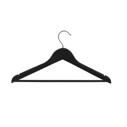 Wieszak drewniany na ubrania czarny Wieszak drewniany na ubrania czarny