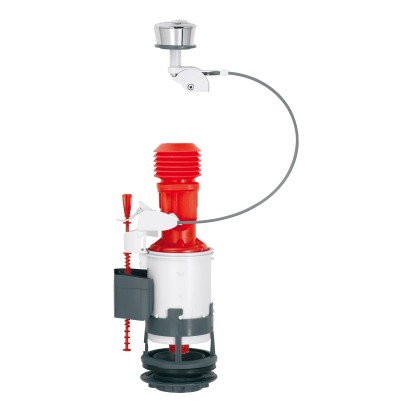 Zawór spustowy WC na linkę z przyciskiem3/6 L Zawór spustowy WC na linkę z przyciskiem3/6 L