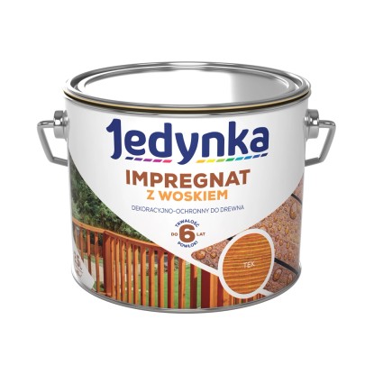 Jedynka Impregnat do drewna z woskiem teak 2,5 l Jedynka Impregnat do drewna z woskiem teak 2,5 l