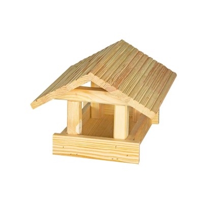 Karmnik dwuspadowy jasny ryflowany - 15 x 20 x 22 cm Karmnik dwuspadowy jasny ryflowany - 15 x 20 x 22 cm