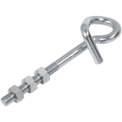 Hak ślimakowy ocynkowany metryczny M12x180mm Hak ślimakowy ocynkowany metryczny M12x180mm