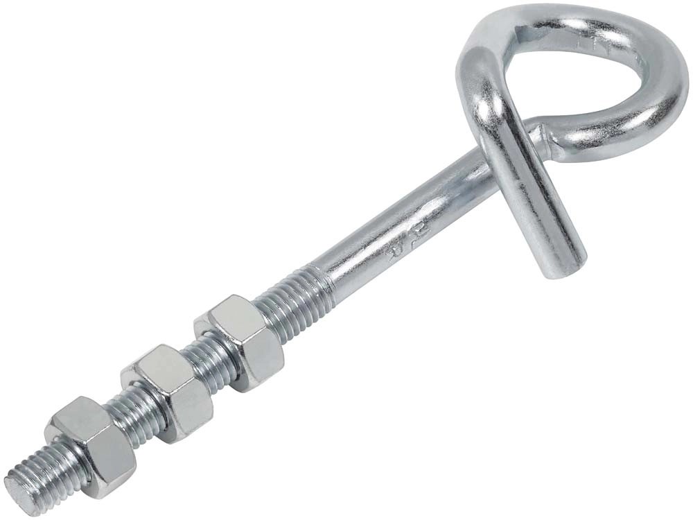 Hak ślimakowy ocynkowany metryczny M12x180mm Hak ślimakowy ocynkowany metryczny M12x180mm