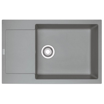 Franke Zlew 1-kom. z ociekaczem MRG 611-78 XL, szary 78 x 50 cm Franke Zlew 1-kom. z ociekaczem MRG 611-78 XL, szary 78 x 50 cm