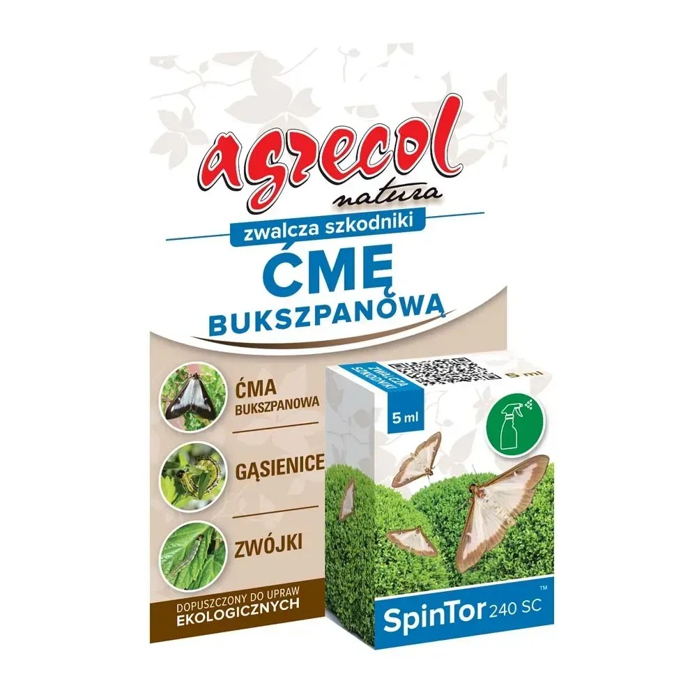 Agrecol SpinTor ćma bukszapnowa 240 SC 5 ml Agrecol SpinTor ćma bukszapnowa 240 SC 5 ml
