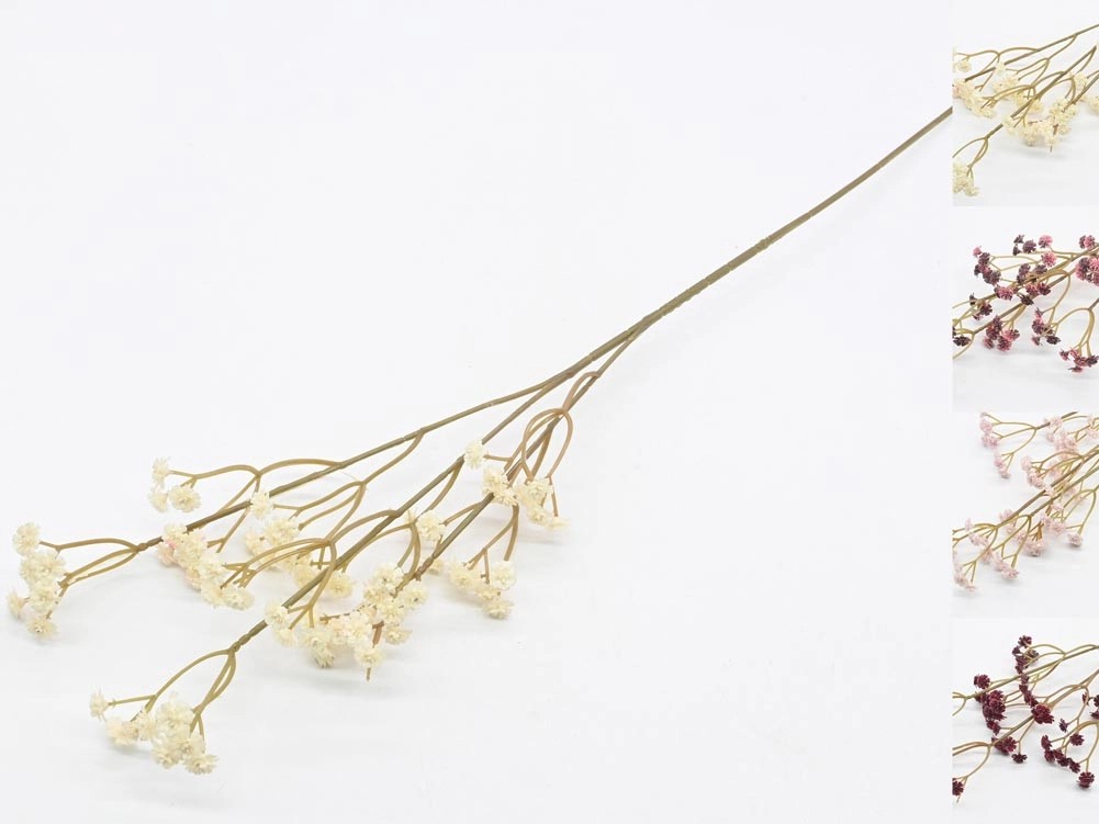 Gipsówka sztuczna gałązka, mix kolorów - 61 cm Gipsówka sztuczna gałązka, mix kolorów - 61 cm