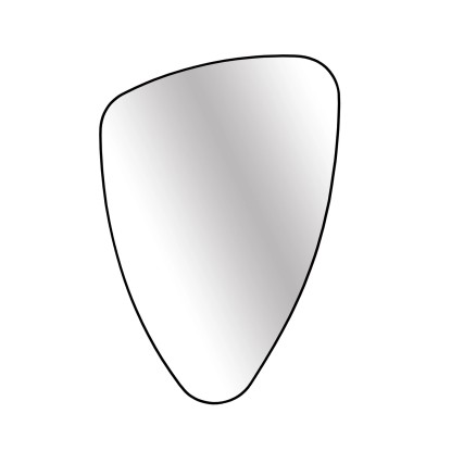 Lustro bez LED Organic Line czarna rama 90x60 Lustro bez LED Organic Line czarna rama 90x60