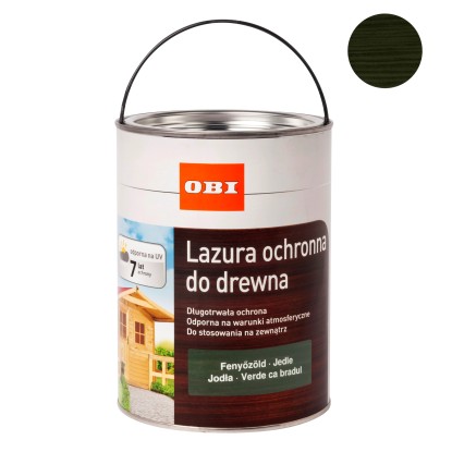 OBI Lazura ochronna do drewna jodła 2,5 l OBI Lazura ochronna do drewna jodła 2,5 l