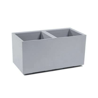 Kwietnik Karo beton szary - śr. 80 cm Kwietnik Karo beton szary - śr. 80 cm