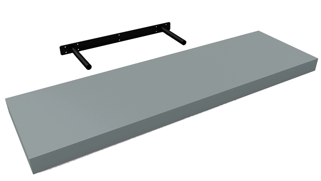 Velano Półka samowisząca FS 80 x 24 cm jasnoszara Velano Półka samowisząca FS 80 x 24 cm jasnoszara