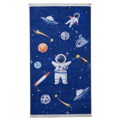 Uniglob Dywan dziecięcy SPACE 120 x 160 cm niebieski Uniglob Dywan dziecięcy SPACE 120 x 160 cm niebieski