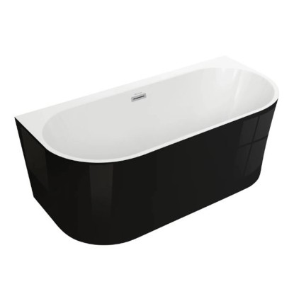 Wanna Pari 170 wolnostojąca czarna czarny 170 x 75 Wanna Pari 170 wolnostojąca czarna czarny 170 x 75
