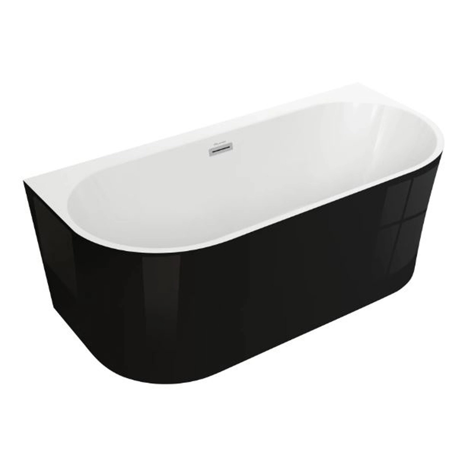 Wanna Pari 170 wolnostojąca czarna czarny 170 x 75 Wanna Pari 170 wolnostojąca czarna czarny 170 x 75
