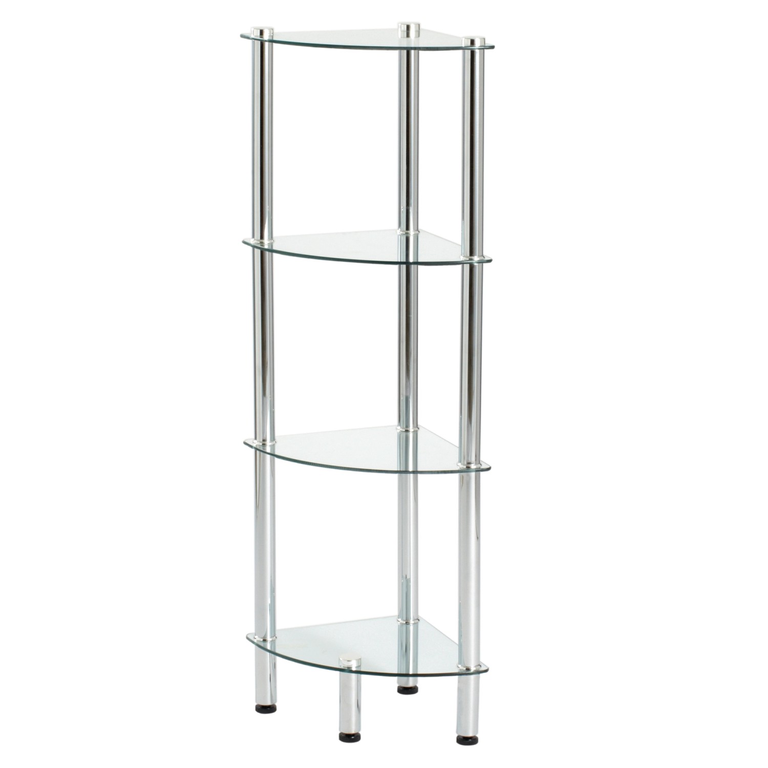 OBI Regał narożny Maupiti chrom - szkło OBI Regał narożny Maupiti chrom - szkło