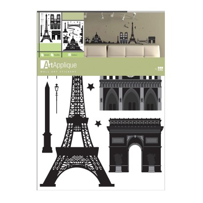 Naklejka na ścianę Paryż 2 sztuki - WS028 Naklejka na ścianę Paryż 2 sztuki - WS028