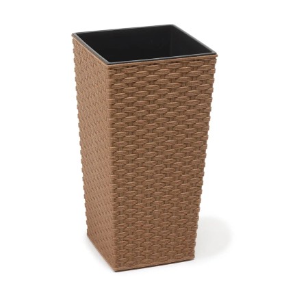 Osłonka Finezja rattan brązowa - 25 cm Osłonka Finezja rattan brązowa - 25 cm