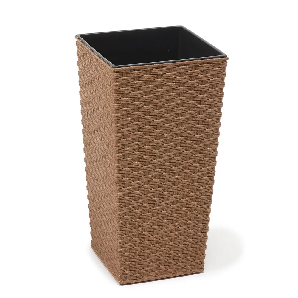 Osłonka Finezja rattan brązowa - 25 cm Osłonka Finezja rattan brązowa - 25 cm