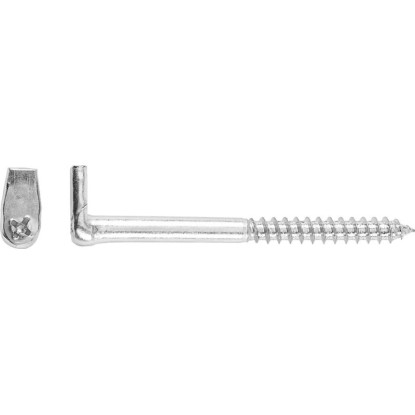 LUX-TOOLS Hak kątowy PZ ocynkowany 5,8x80mm 4szt. LUX-TOOLS Hak kątowy PZ ocynkowany 5,8x80mm 4szt.