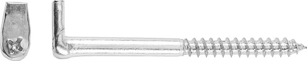 LUX-TOOLS Hak kątowy PZ ocynkowany 5,8x80mm 4szt. LUX-TOOLS Hak kątowy PZ ocynkowany 5,8x80mm 4szt.