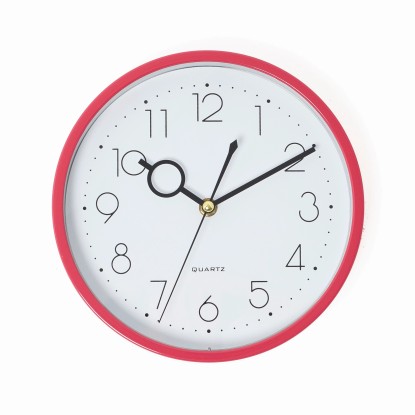 Zegar ścienny Basic ciemnoróżowy Zegar ścienny Basic ciemnoróżowy