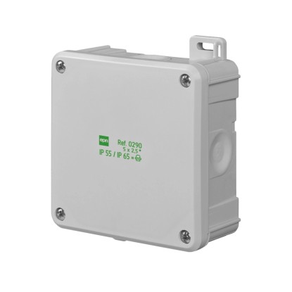 Elektro-Plast Puszka IP55 natynkowa 98x98 mm biała Elektro-Plast Puszka IP55 natynkowa 98x98 mm biała
