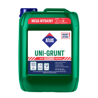 Atlas Emulsja gruntująca Unigrunt 5 kg Atlas Emulsja gruntująca Unigrunt 5 kg