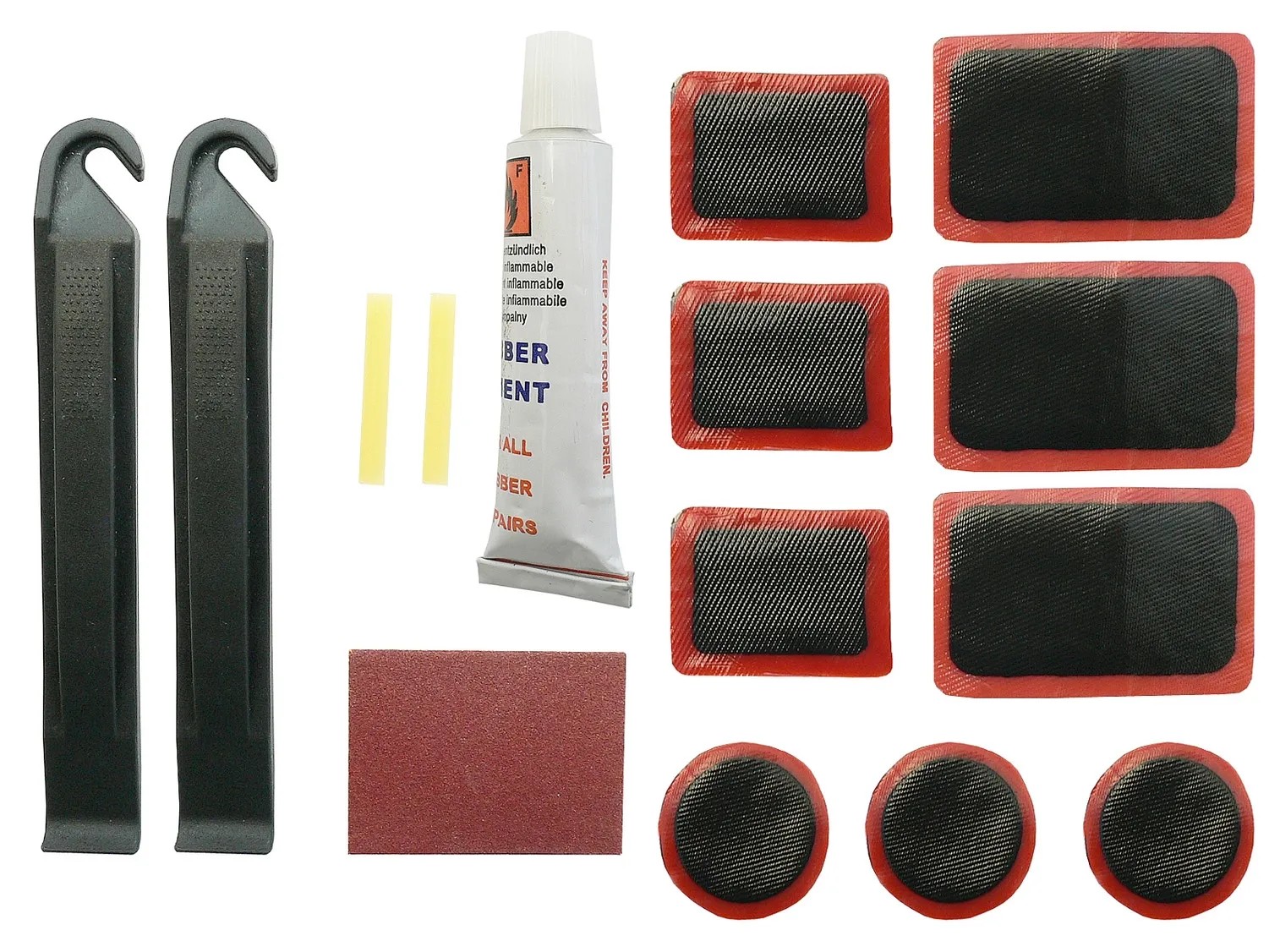 CarCommerce Zestaw naprawczy do dętek 15 elementów CarCommerce Zestaw naprawczy do dętek 15 elementów