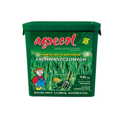 Agrecol Nawóz do trawników zachwaszczonych 10 kg. Agrecol Nawóz do trawników zachwaszczonych 10 kg.