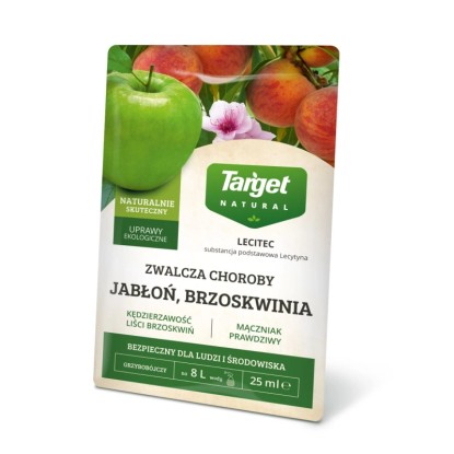 Target Natural Środek Lecitec zwalcza choroby jabłoni i brzoskwini 25 ml. Target Natural Środek Lecitec zwalcza choroby jabłoni i brzoskwini 25 ml.