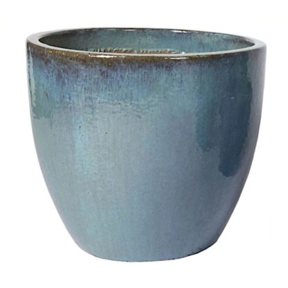 Donica ceramiczna Egg pot nieb/ziel - 48 x 41 cm Donica ceramiczna Egg pot nieb/ziel - 48 x 41 cm