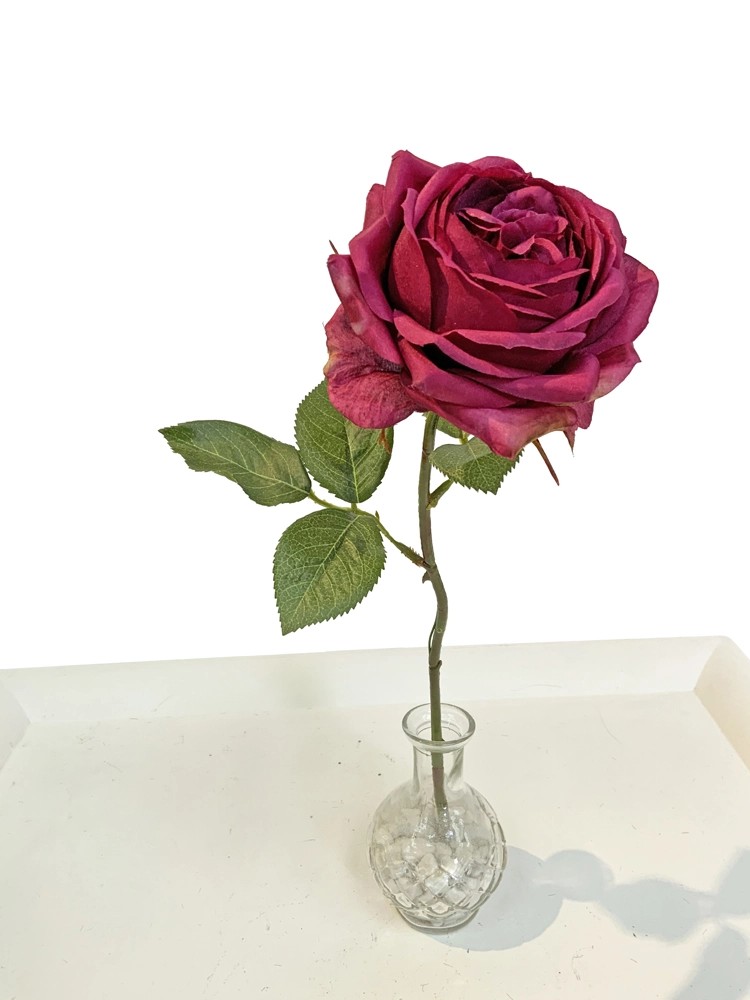 Róża burgund wys. 38 cm Róża burgund wys. 38 cm