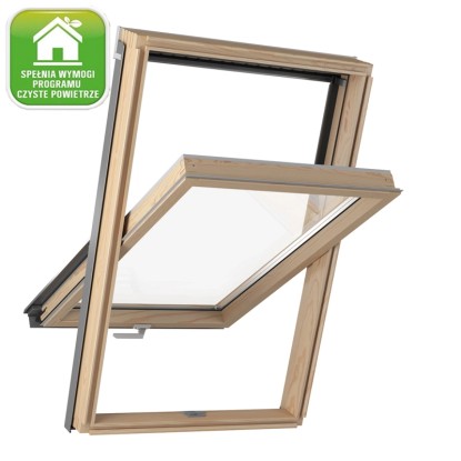 Wenta LUX Okno dachowe drewniane 3-szybowe AAY B1500M6A 78 x 118 cm Wenta LUX Okno dachowe drewniane 3-szybowe AAY B1500M6A 78 x 118 cm