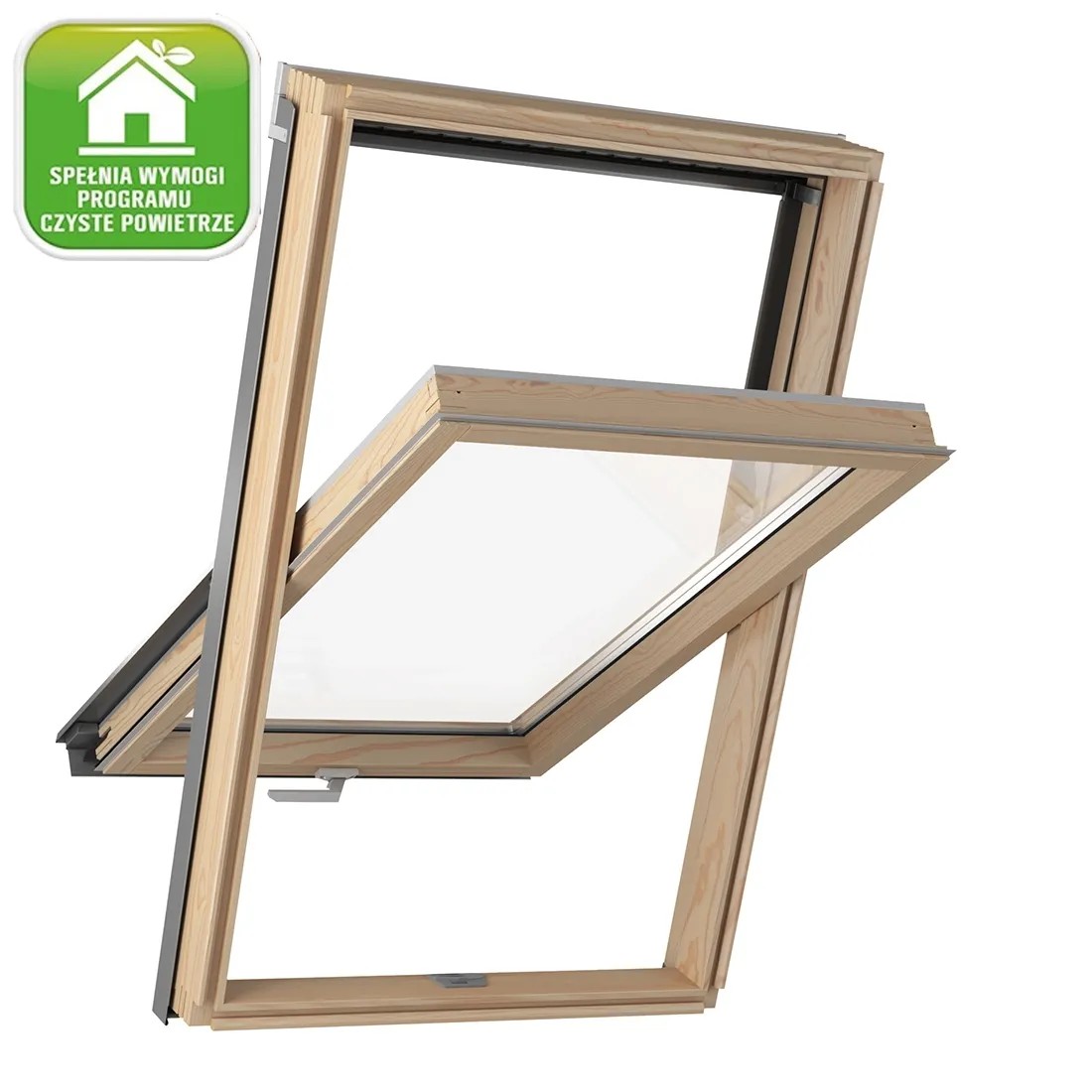 Wenta LUX Okno dachowe drewniane 3-szybowe AAY B1500M6A 78 x 118 cm Wenta LUX Okno dachowe drewniane 3-szybowe AAY B1500M6A 78 x 118 cm