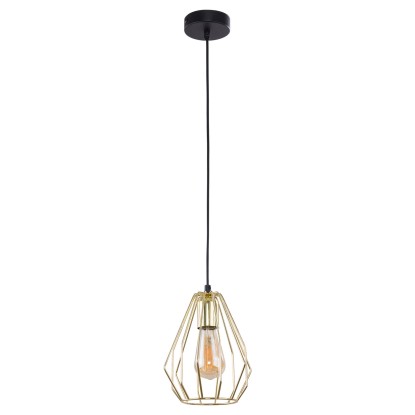 TK Lighting Lampa wisząca Brylant GOLD 1x15W E27 TK Lighting Lampa wisząca Brylant GOLD 1x15W E27