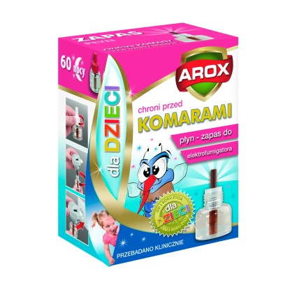 Arox Płyn do elektrofumigatora dla dzieci 45 ml Arox Płyn do elektrofumigatora dla dzieci 45 ml