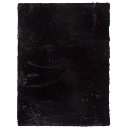 Indavo Dywan RABBIT-FUR 120 x 160 cm czarny Indavo Dywan RABBIT-FUR 120 x 160 cm czarny
