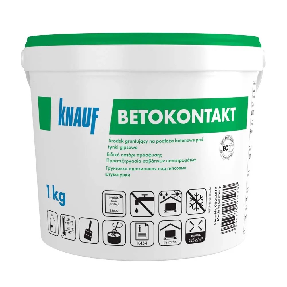 Knauf Środek gruntujący do betonu Betokontakt 1 kg Knauf Środek gruntujący do betonu Betokontakt 1 kg