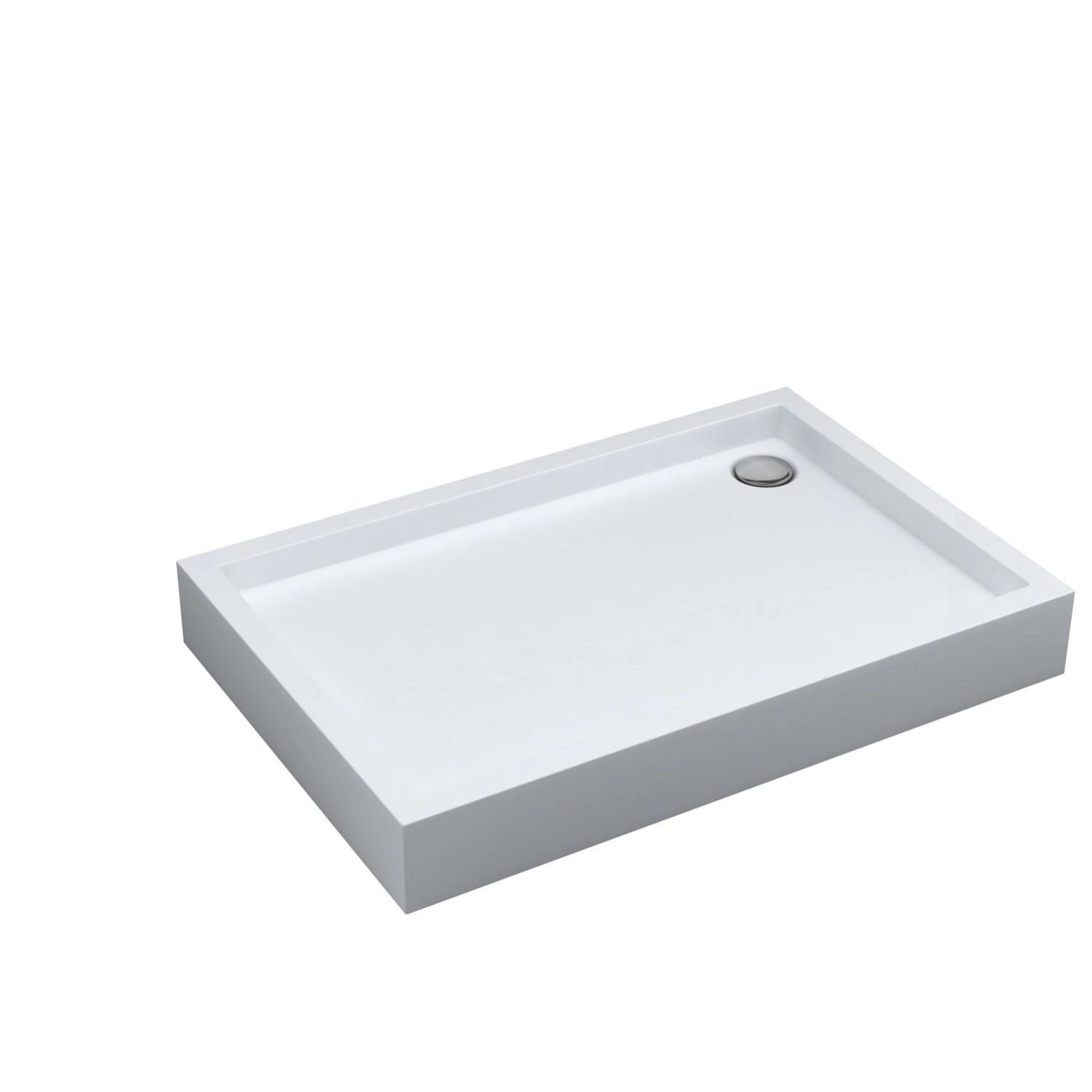 Schedpol Brodzik prostokątny Mittel 80x100 akryl biały Schedpol Brodzik prostokątny Mittel 80x100 akryl biały