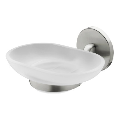 Bisk Mydelniczka Virginia z uchwytem satyna / nikiel Bisk Mydelniczka Virginia z uchwytem satyna / nikiel