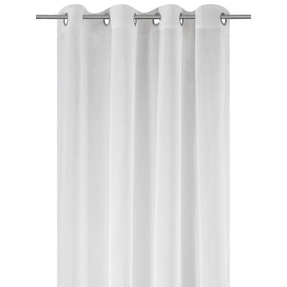 Firana Joanna biało-stalowa 140 cm x 250 cm Firana Joanna biało-stalowa 140 cm x 250 cm