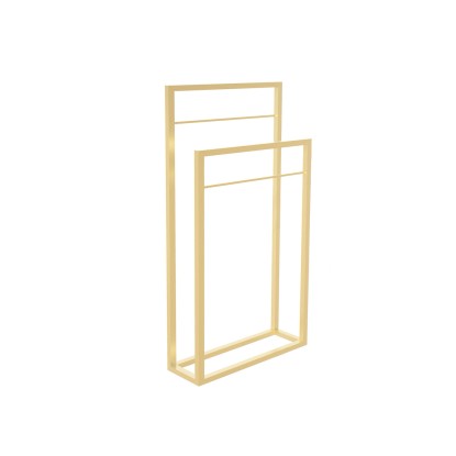 Wieszak na ręczniki Frode II Gold 60x25x90 Wieszak na ręczniki Frode II Gold 60x25x90