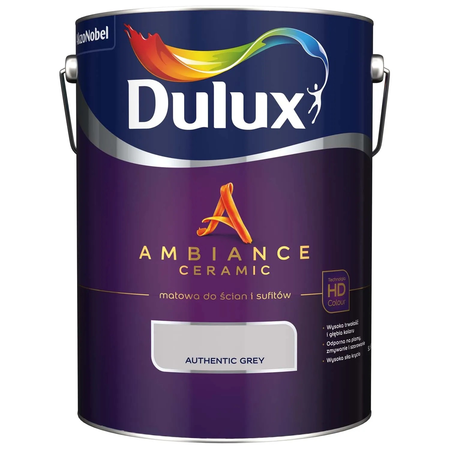 Farba Dulux Ambiance Ceramic authentic grey 5l Farba Dulux Ambiance Ceramic authentic grey 5l