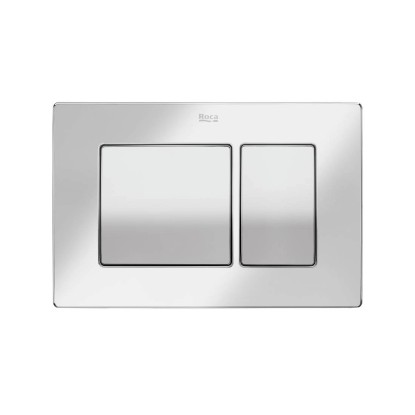 Roca Przycisk do stelaża WC dwudzielny Eco Set K01 chrom Roca Przycisk do stelaża WC dwudzielny Eco Set K01 chrom