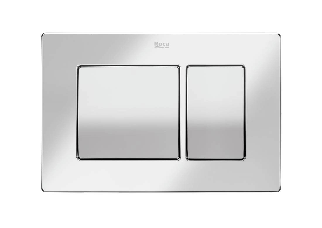 Roca Przycisk do stelaża WC dwudzielny Eco Set K01 chrom Roca Przycisk do stelaża WC dwudzielny Eco Set K01 chrom