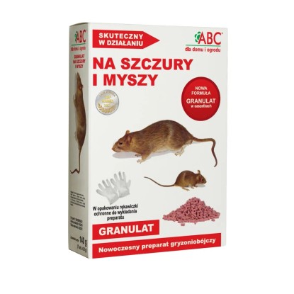 ABC - granulat 140/g Rater 29 ppm 140 g ABC - granulat 140/g Rater 29 ppm 140 g