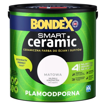 Farba Bondex Smart Ceramic na balu księżniczek 2,5 l Farba Bondex Smart Ceramic na balu księżniczek 2,5 l