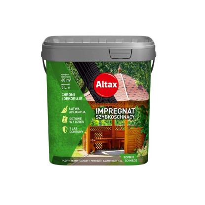 Altax Impregnat Szybkoschnący ochronno-dekoracyjny orzech 5 l Altax Impregnat Szybkoschnący ochronno-dekoracyjny orzech 5 l